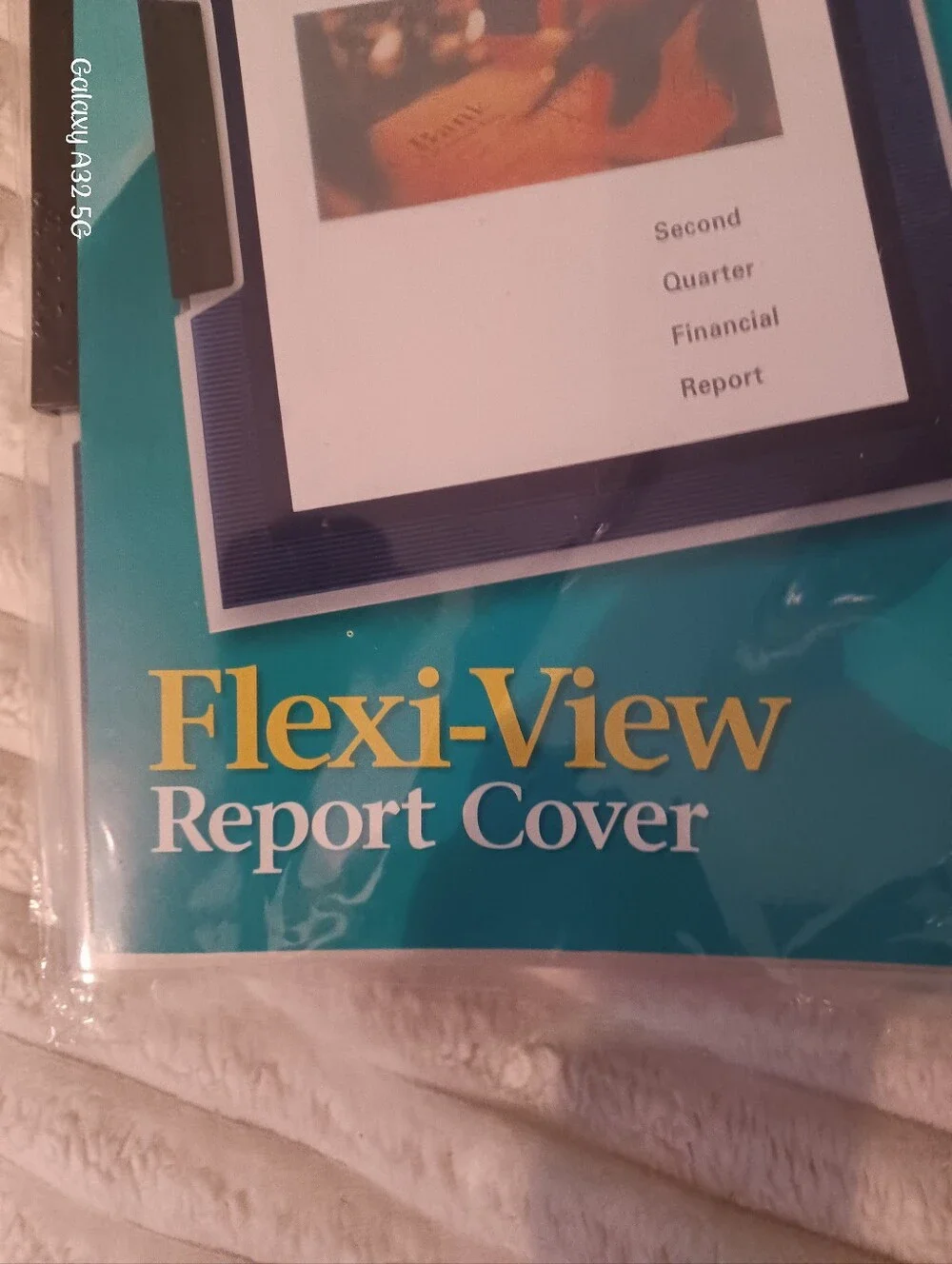 Avery Flexi-View Navy Swing Clip Report Cover, 2 Pack (8 Packages)
